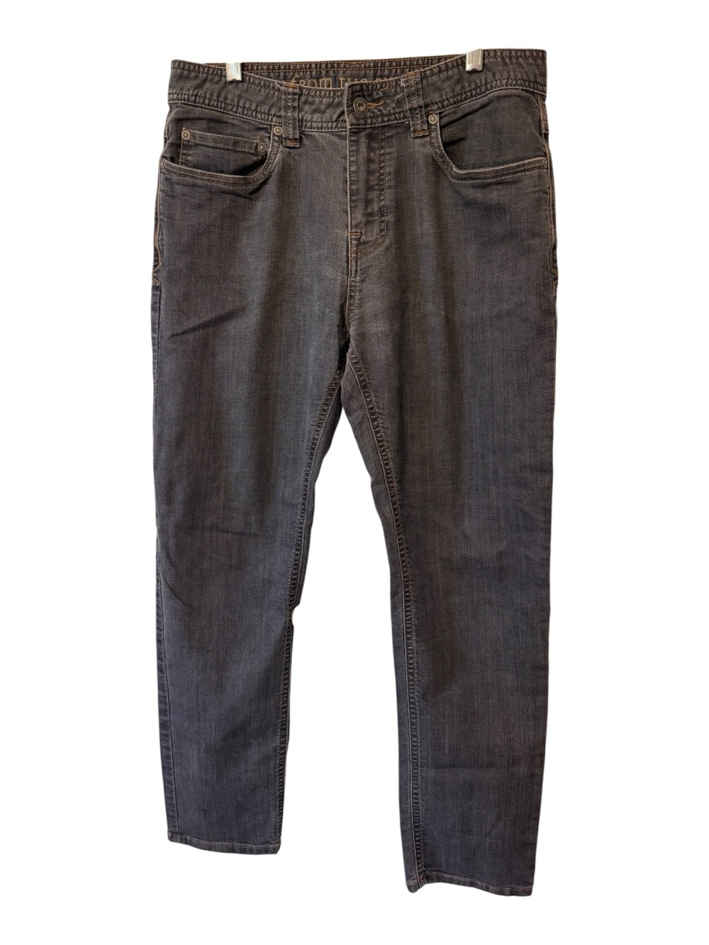 Prana Men's Gray Slim Straight Jeans Sz 30/30 (30/29) see pics small flaw